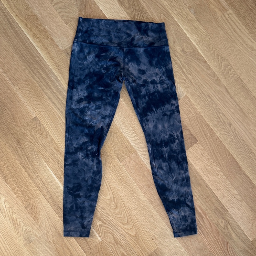 lululemon athletica Blue Tie-Dye Leggings